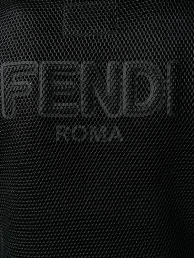 Shop Fendi Mesh T In Black