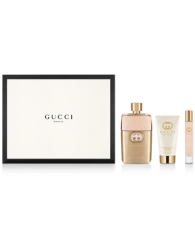 Shop Gucci 3-pc. Guilty Eau De Parfum Gift Set