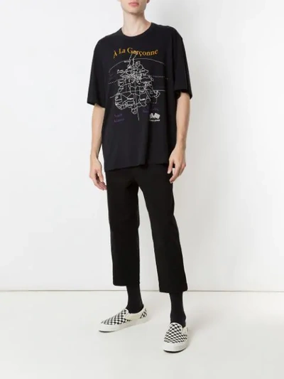 Shop À La Garçonne Mapa  + Hering Oversized T-shirt In Black