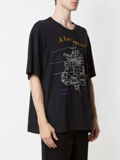 Shop À La Garçonne Mapa  + Hering Oversized T-shirt In Black