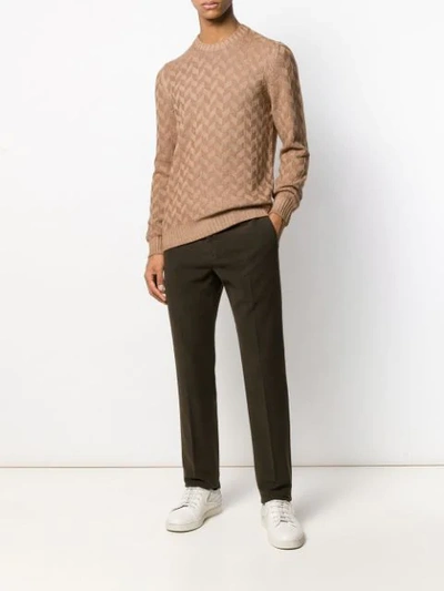 Incotex Tailored Trousers In Brown