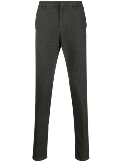 Shop Dondup Straight Leg Trousers In Brown
