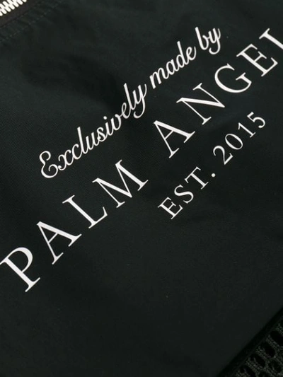 Shop Palm Angels Multi-pocket Mesh Gilet In Black
