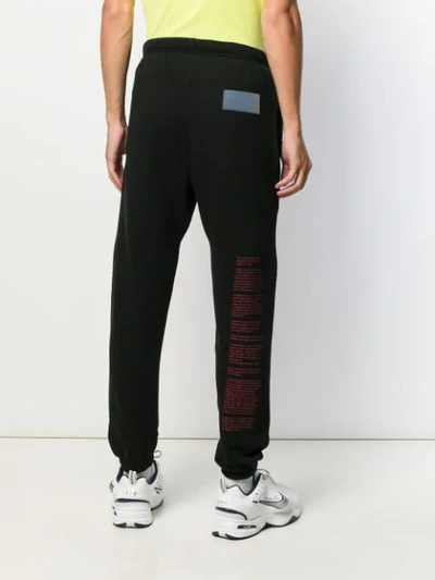 Shop Heron Preston Nasa Track Pants In Black