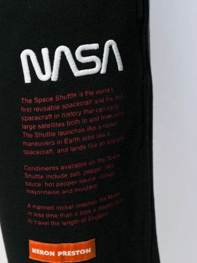 HERON PRESTON NASA SHORT LEG SWTPANTS - BLACK MULTI