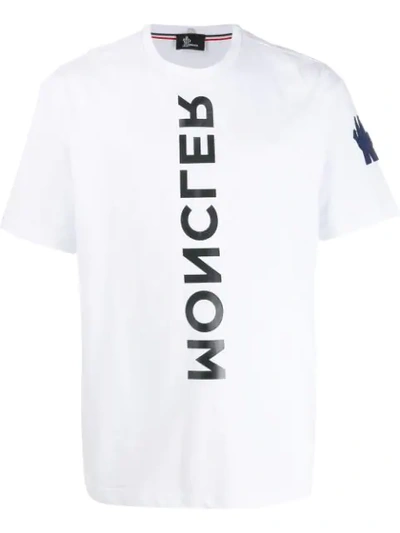 MONCLER GRENOBLE LOGO印花T恤 - 白色