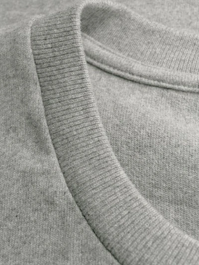 Shop Helmut Lang Monogram Print T-shirt In Grey