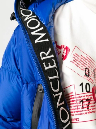Shop Moncler Montcla Padded Jacket In Blue