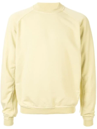 Shop Haider Ackermann Crew Neck Sweatshirt In Yellow