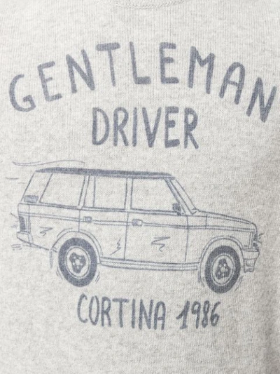 Shop Mc2 Saint Barth Gentleman Driver Sweater In Grey
