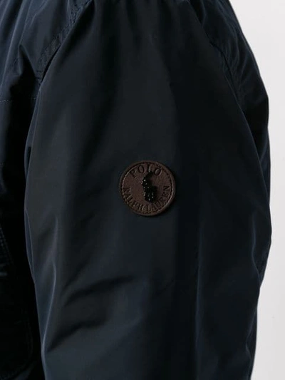Shop Polo Ralph Lauren Feather Down Jacket In Blue