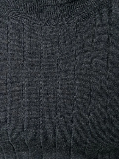 Shop Barena Venezia Barena Plain Turtleneck Sweater - Grey