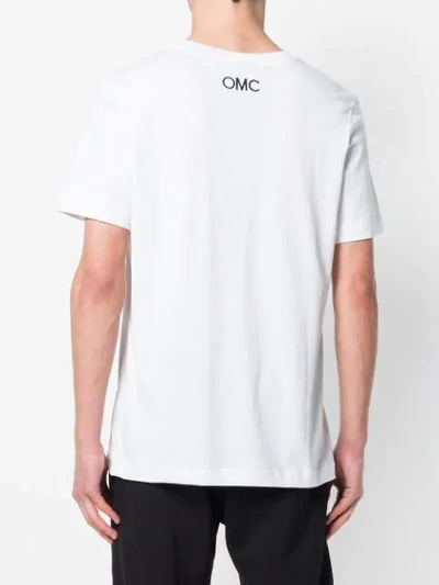 Shop Omc Sang Bleu Embroidered T-shirt In White