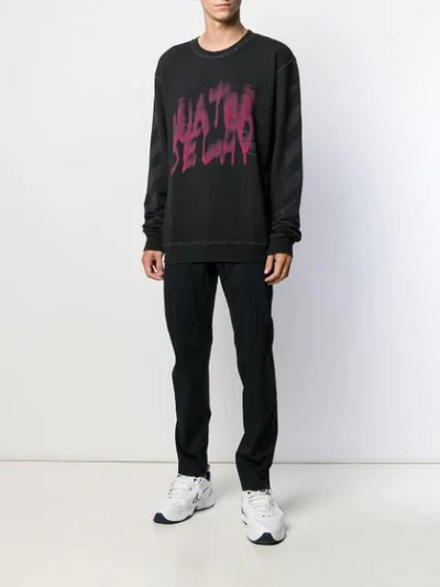 Shop Off-white Water Delay Sweatshirt In Black