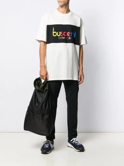 Shop Buscemi Logo Printed T-shirt In White
