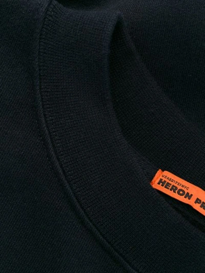 Shop Heron Preston Logo-print Sweatshirt In Black