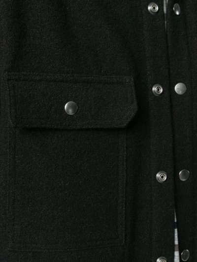 Shop Rick Owens Chest Pocket Shirt - Black