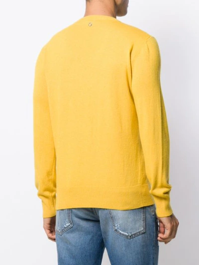 Shop Just Cavalli Justice Sweater In Yellow