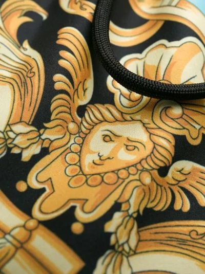 VERSACE BAROQUE PRINT SWIM SHORTS - 绿色