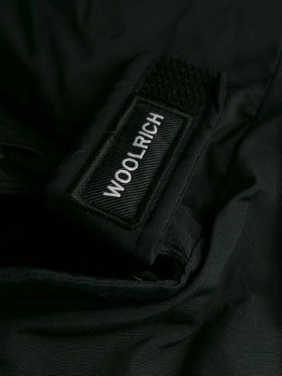 Shop Woolrich Multi-pocket Parka Coat In Nbl Black