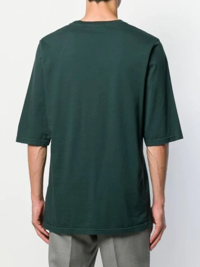Shop Katharine Hamnett Loose-fit George T-shirt In Green