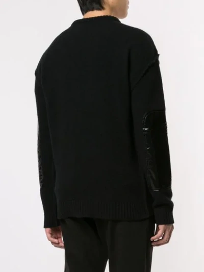 Shop N°21 Lace-up Detail Jumper In Black