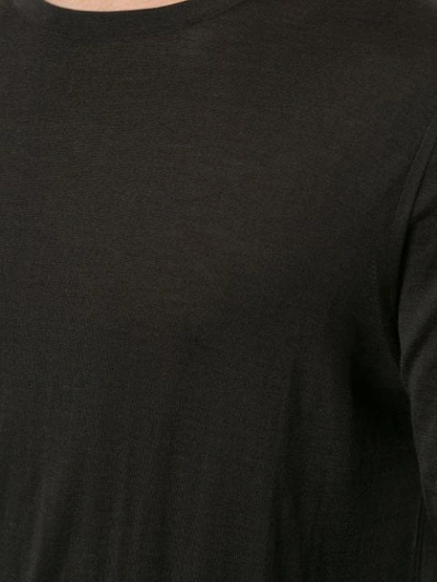 Loro Piana Girocollo Crew Neck T-shirt In Black