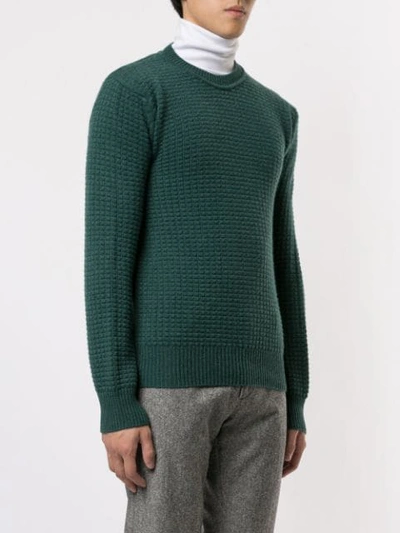 Shop Cerruti 1881 Knitted Jumper In Green