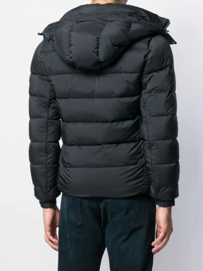 Shop Tatras Hooded Padded Jacket In Black