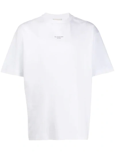 Shop Drôle De Monsieur Printed Cotton T-shirt In White