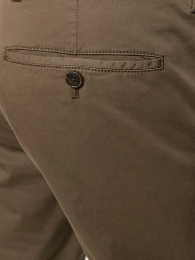 Shop Z Zegna Straight Fit Chinos In Brown
