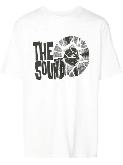 Shop Just Don 'the Sound' T-shirt In White
