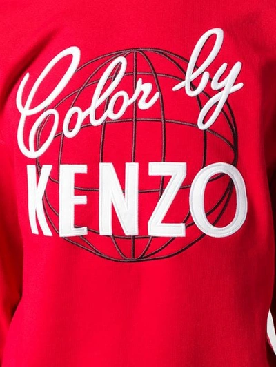 Shop Kenzo Color By  Sweatshirt In Red