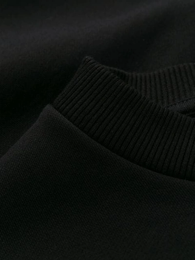 Shop Diesel Logo Print Sweatshirt In Black