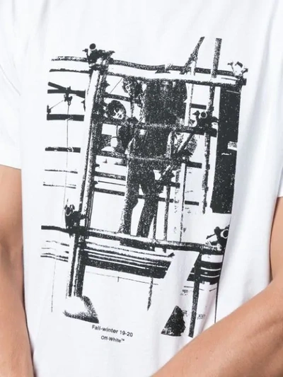 Shop Off-white Graphic Print T-shirt In White