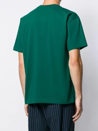 Shop Kenzo Embroidered Tiger T-shirt In Green