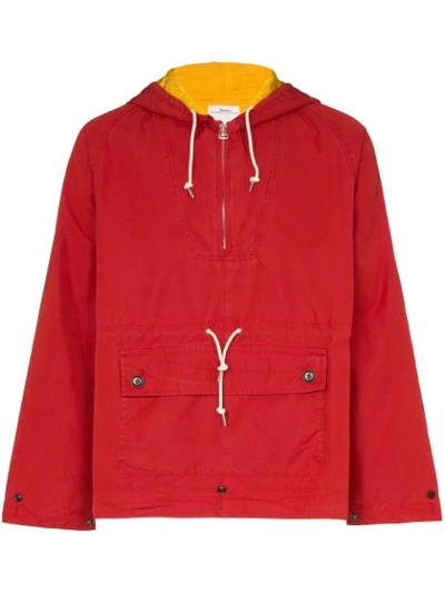 Shop Visvim Ihasa Hooded Jacket In Red
