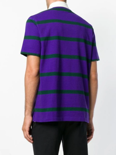Shop Polo Ralph Lauren Shortsleveed Polo Shirt - Purple