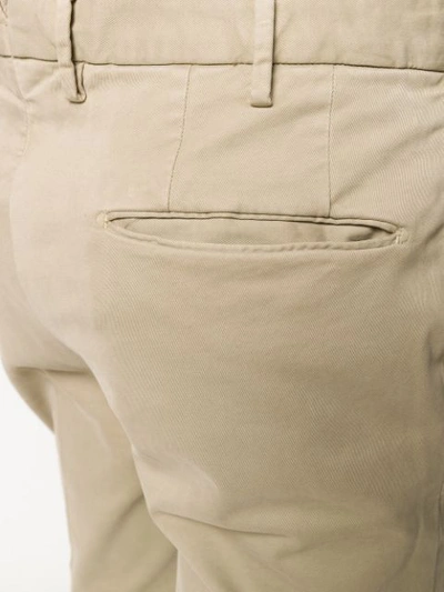 Incotex Straight-leg Chino Trousers In Neutrals