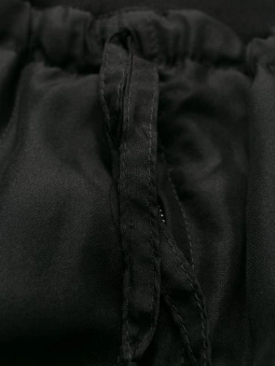 Shop Katharine Hamnett Padded Track Pants In Black