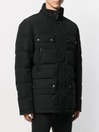 Shop Belstaff Mountain Lightweight Padded Jacket In Black