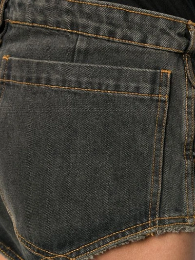 Shop Telfar Cut Out Detail Jeans In Grey