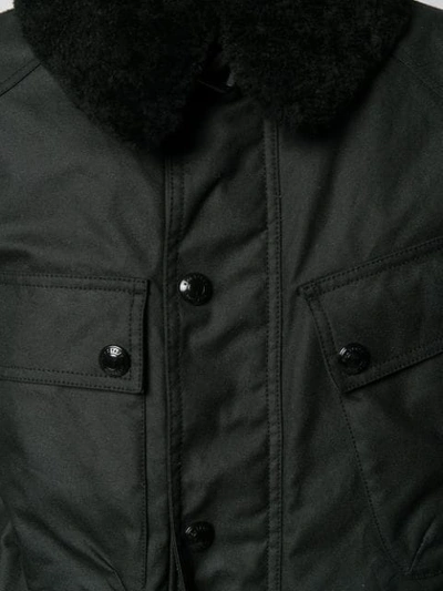 Shop Belstaff Bomberjacke Mit Pelzfutter In Black