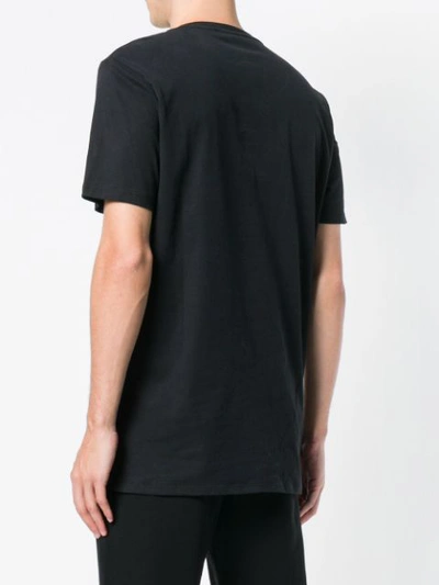 Shop Rh45 Printed T-shirt - Black