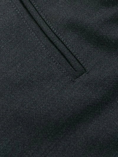 GIORGIO ARMANI STRAIGHT-LEG TROUSERS - 灰色