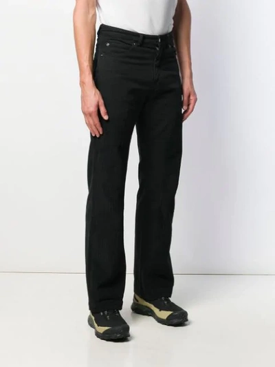 Shop David Catalan Wide Leg Trousers In Black
