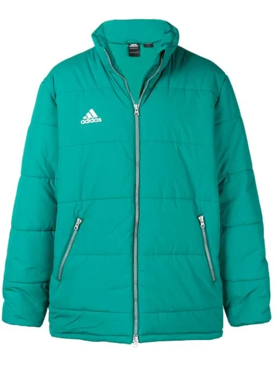 aplausos Adivinar Anuncio Gosha Rubchinskiy X Adidas Padded Jacket - Green | ModeSens