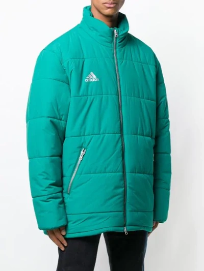 Gosha Rubchinskiy X Adidas Padded Jacket - Green | ModeSens
