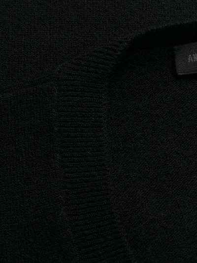 Shop Ann Demeulemeester Basic Knitted Jumper In Black
