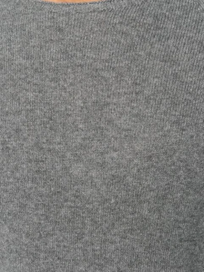 Shop Ma'ry'ya Round Neck Sweater - Grey